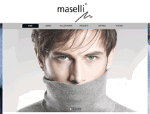 Tablet Screenshot of maselli-mode.com